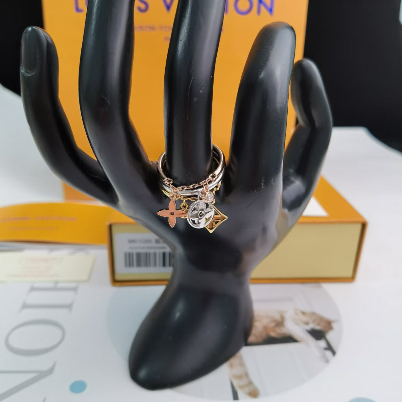 Mysitc 3-Ring Stacked Band Ring