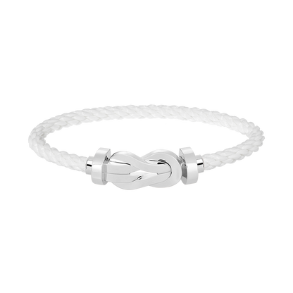 Mysitc CHANCE LARGE 8 FIGURE BUCKLE NO DIAMOND BRACELET SILVER