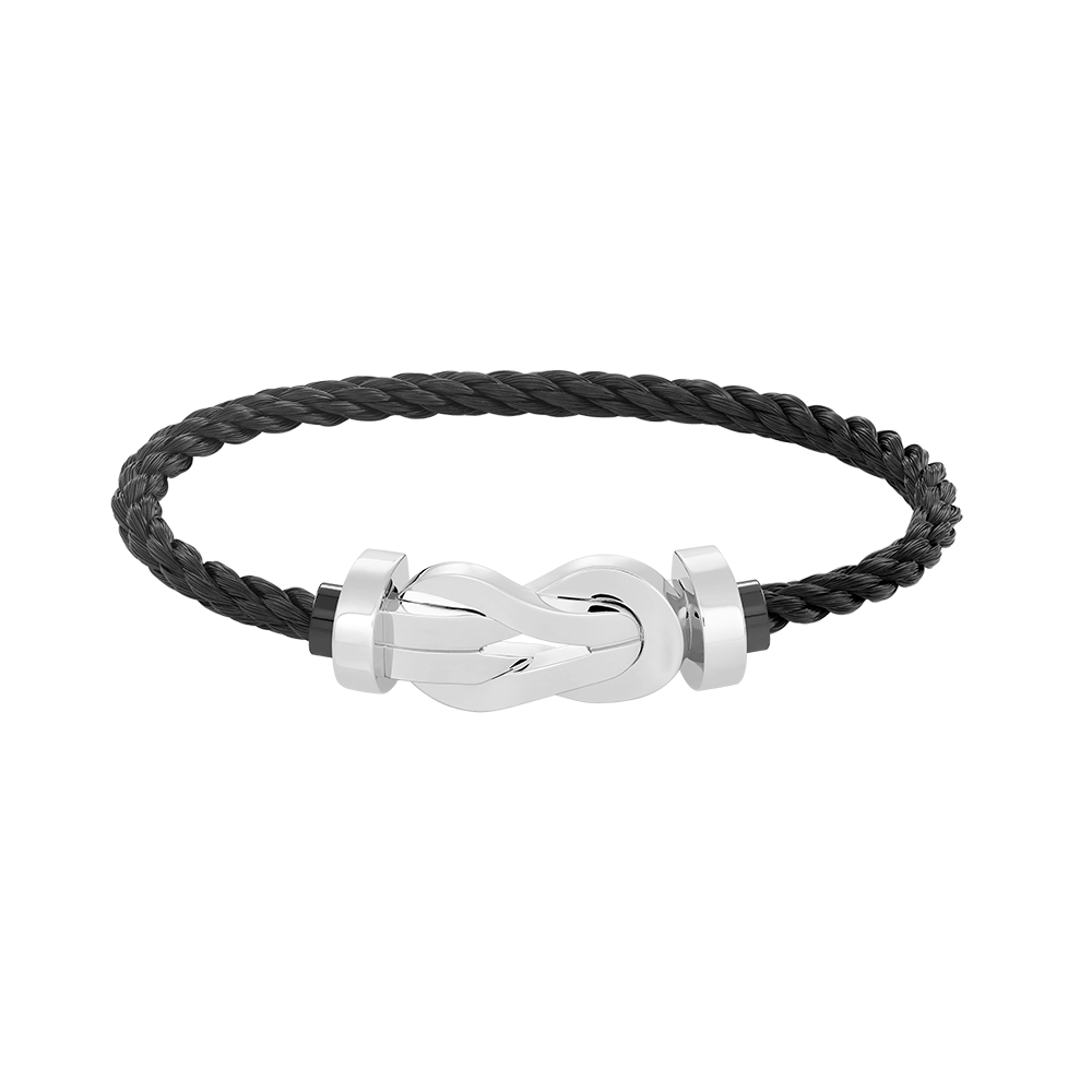 Mysitc CHANCE LARGE 8 FIGURE BUCKLE NO DIAMOND BRACELET SILVER