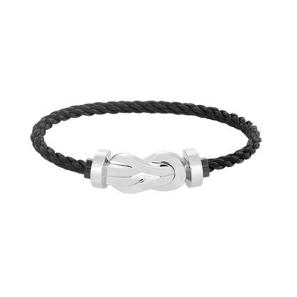 Mysitc CHANCE LARGE 8 FIGURE BUCKLE NO DIAMOND BRACELET SILVER