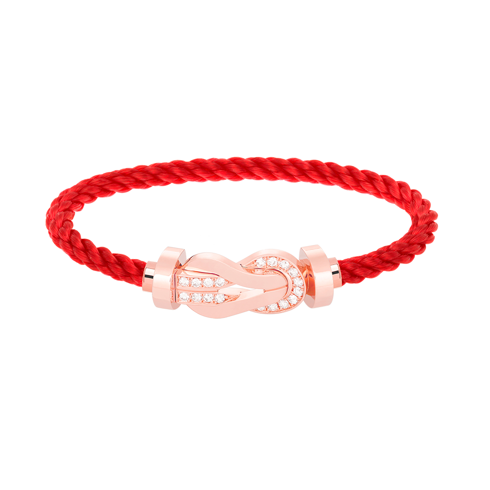 Mysitc CHANCE LARGE 8 FIGURE BUCKLE HALF DIAMOND BRACELET ROSE GOLD