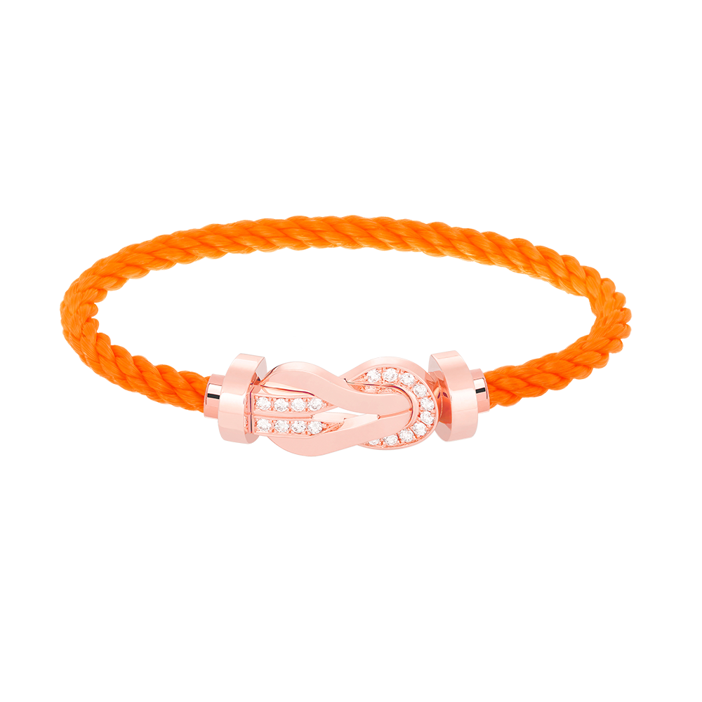 Mysitc CHANCE LARGE 8 FIGURE BUCKLE HALF DIAMOND BRACELET ROSE GOLD