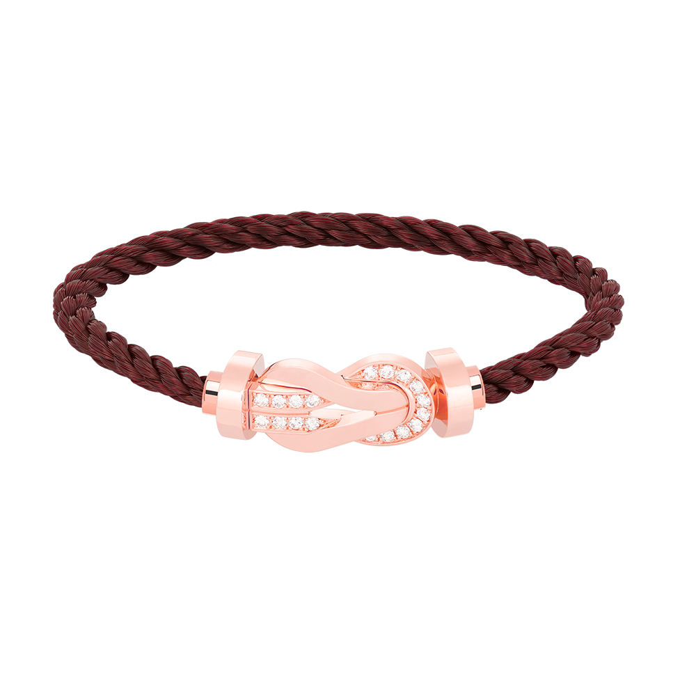 Mysitc CHANCE LARGE 8 FIGURE BUCKLE HALF DIAMOND BRACELET ROSE GOLD