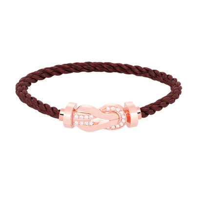 Mysitc CHANCE LARGE 8 FIGURE BUCKLE HALF DIAMOND BRACELET ROSE GOLD