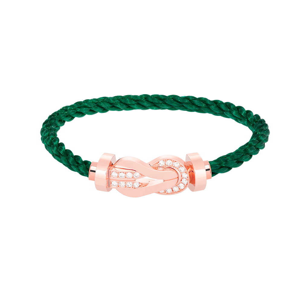 Mysitc CHANCE LARGE 8 FIGURE BUCKLE HALF DIAMOND BRACELET ROSE GOLD