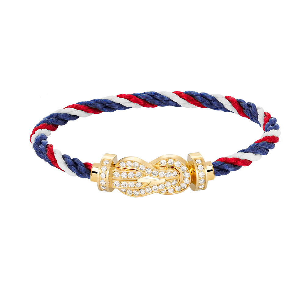 Mysitc CHANCE LARGE 8 FIGURE BUCKLE FULLDIAMOND BRACELET GOLD