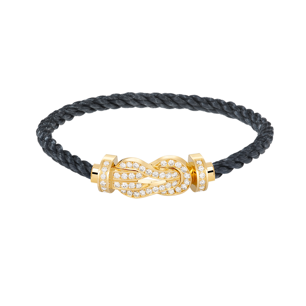 Mysitc CHANCE LARGE 8 FIGURE BUCKLE FULLDIAMOND BRACELET GOLD