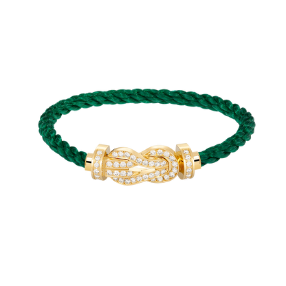 Mysitc CHANCE LARGE 8 FIGURE BUCKLE FULLDIAMOND BRACELET GOLD