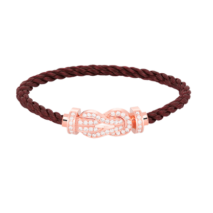 Mysitc CHANCE LARGE 8 FIGURE BUCKLE FULL DIAMOND BRACELET ROSE GOLD