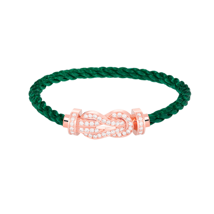 Mysitc CHANCE LARGE 8 FIGURE BUCKLE FULL DIAMOND BRACELET ROSE GOLD