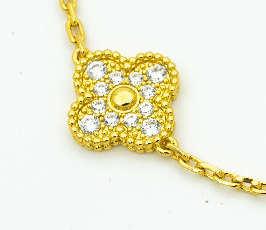 [Mysitc ]New  CLOVER 5 MOTIF LASER BRACELET COLLECTION