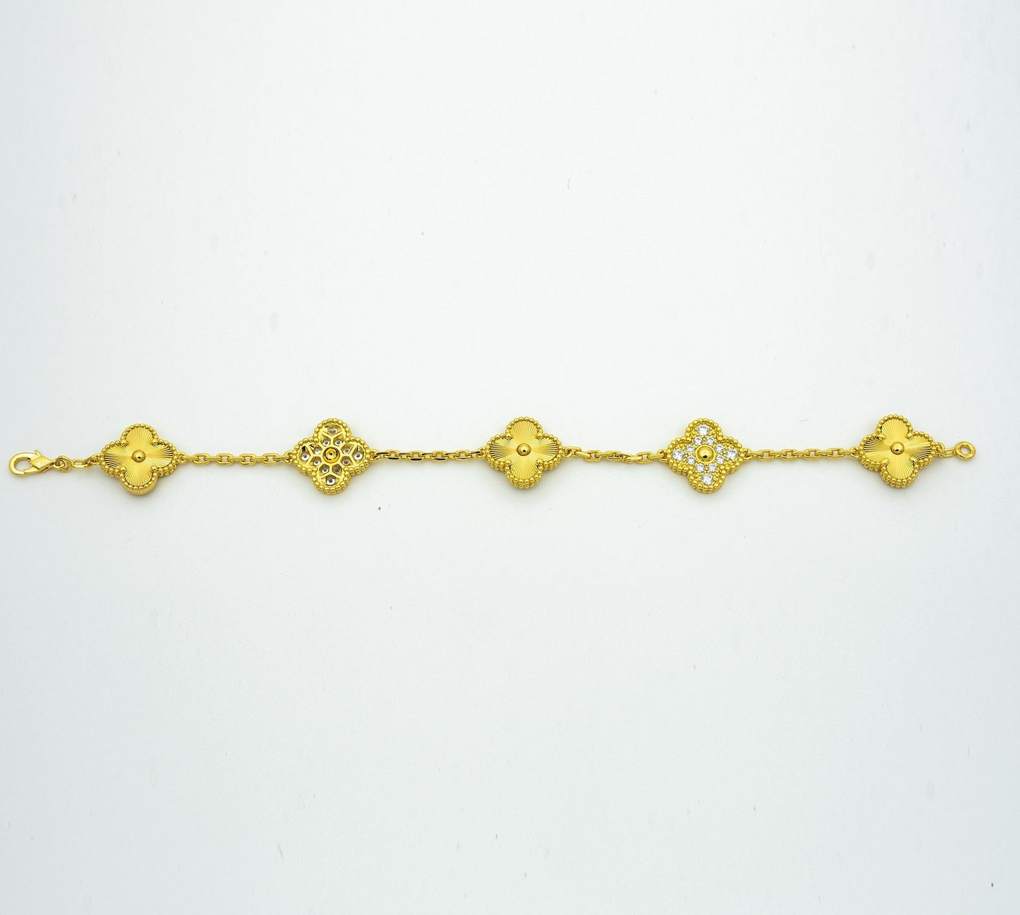 [Mysitc ]New  CLOVER 5 MOTIF LASER BRACELET COLLECTION