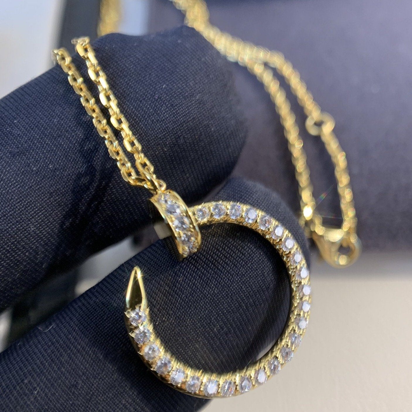 Mysitc JUSTE NECKLACE GOLD DIAMONDS