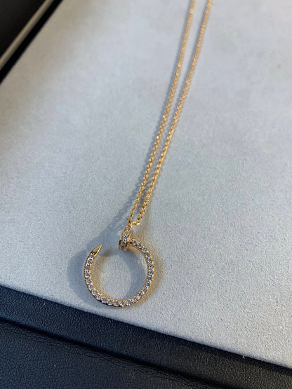 Mysitc JUSTE NECKLACE PINK GOLD DIAMONDS