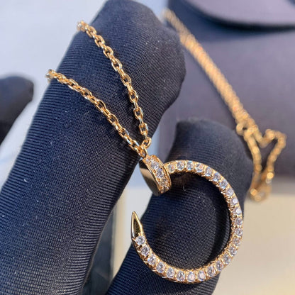 Mysitc JUSTE NECKLACE PINK GOLD DIAMONDS