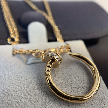 Mysitc JUSTE NECKLACE PINK GOLD DIAMONDS