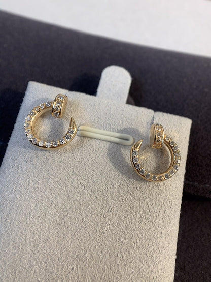 Mysitc JUSTE EARRINGS GOLD DIAMONDS