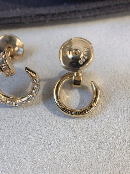 Mysitc JUSTE EARRINGS GOLD DIAMONDS