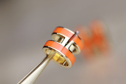 Mystic MINI POP H EARRINGS ORANGE