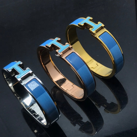 Mysitc H BRACELET BLUE RAINBOW CERAMIC
