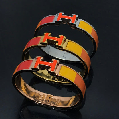 Mysitc H BRACELET ORANGE RAINBOW CERAMIC