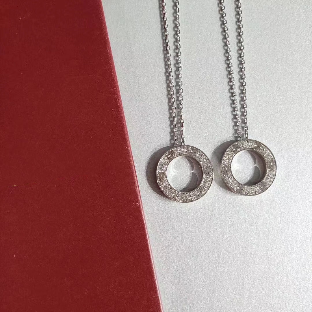 Mysitc LOVE NECKLACE ADJUSTABLE SILVER