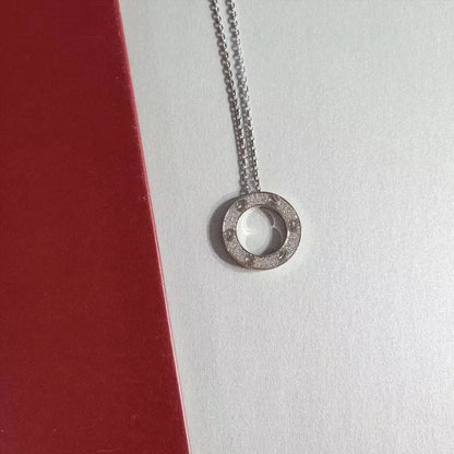 Mysitc LOVE NECKLACE ADJUSTABLE SILVER