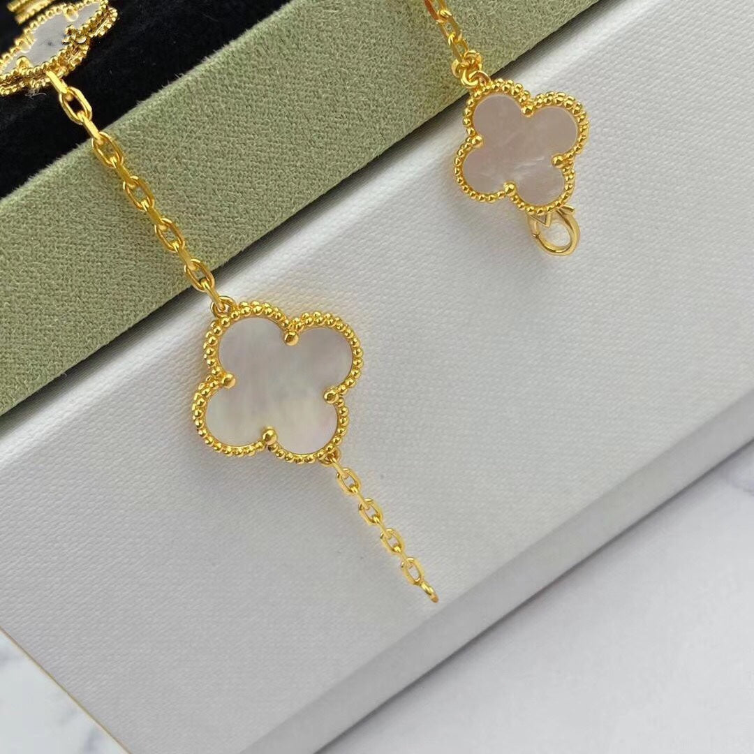Mysitc MAGIC CLOVER MOP GOLD BRACELET 5 MOTIFS