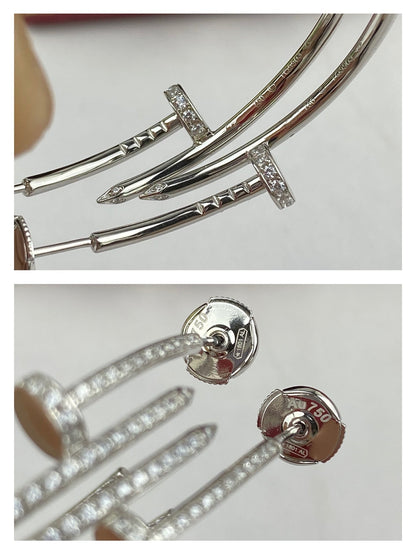 Mysitc JUSTE EARRINGS FULL DIAMONDS 1.8MM