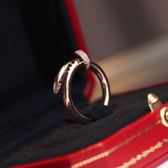 Mysitc JUSTE RING 2.65MM PINK GOLD DIAMOND