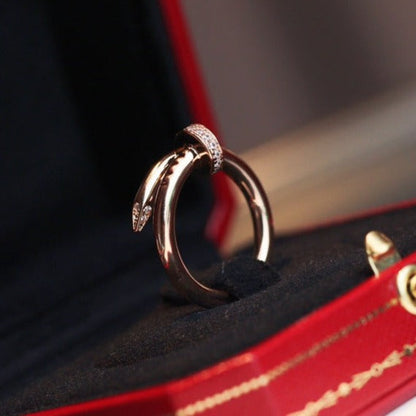 Mysitc JUSTE RING 2.65MM PINK GOLD DIAMOND