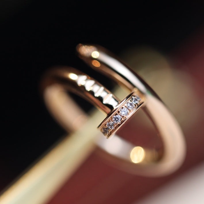 Mysitc JUSTE RING 2.65MM PINK GOLD DIAMOND
