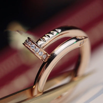 Mysitc JUSTE RING 2.65MM PINK GOLD DIAMOND