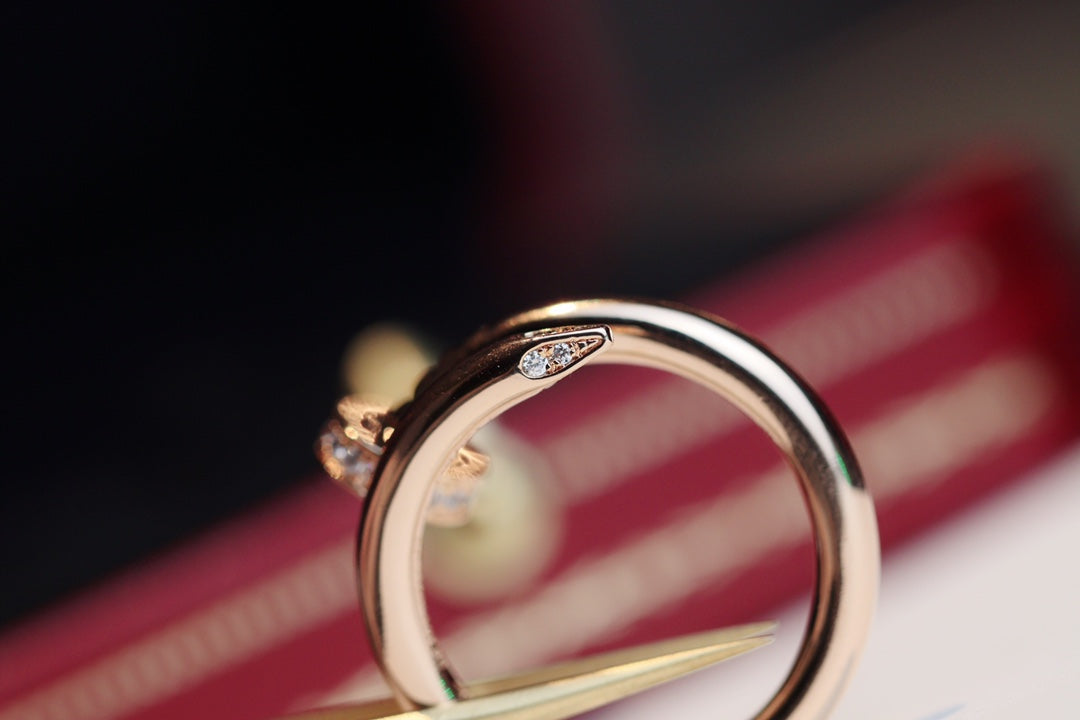 Mysitc JUSTE RING 2.65MM PINK GOLD DIAMOND