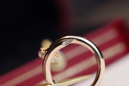 Mysitc JUSTE RING 2.65MM PINK GOLD DIAMOND