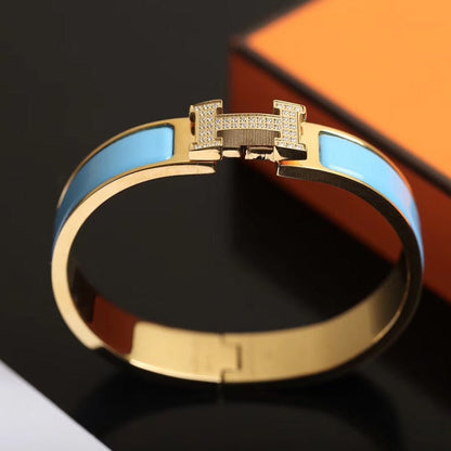 Mysitc H CLOUD BLUE BRACELET GOLD DIAMOND