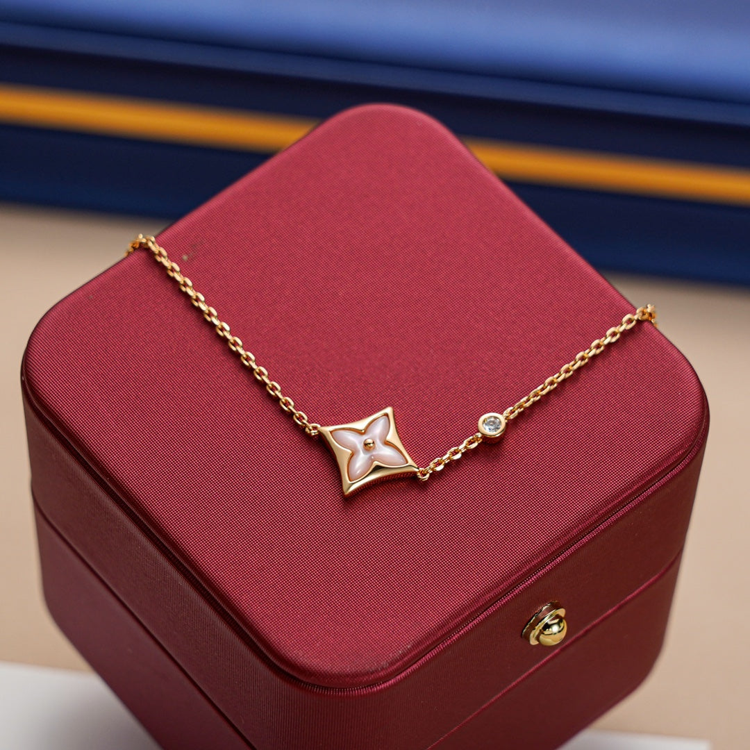 Mysitc STAR 1 DIAMOND PINK GOLD BRACELET