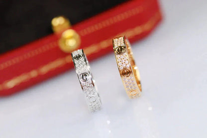Mysitc LOVE RING 3.6MM DIAMOND PAVED