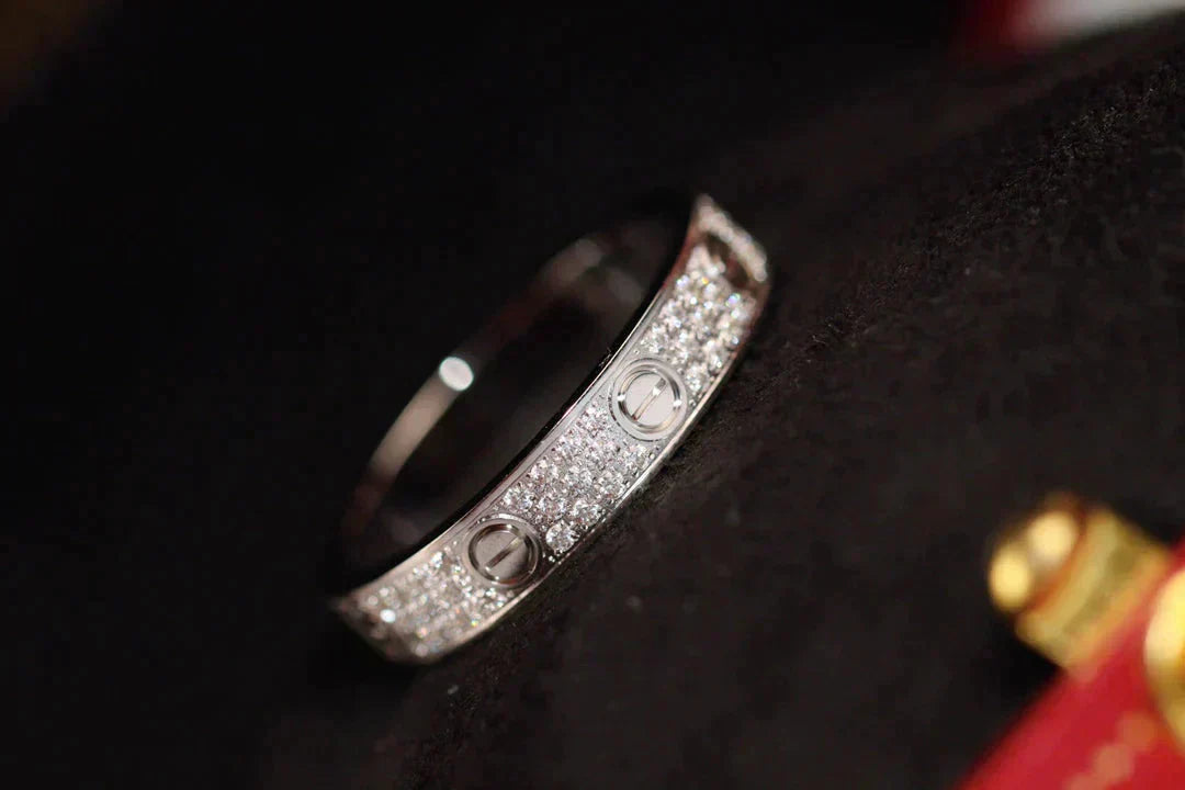 Mysitc LOVE RING 3.6MM DIAMOND PAVED