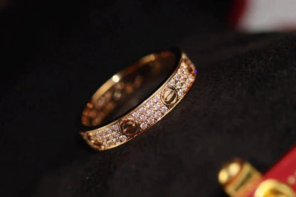 Mysitc LOVE RING 3.6MM DIAMOND PAVED