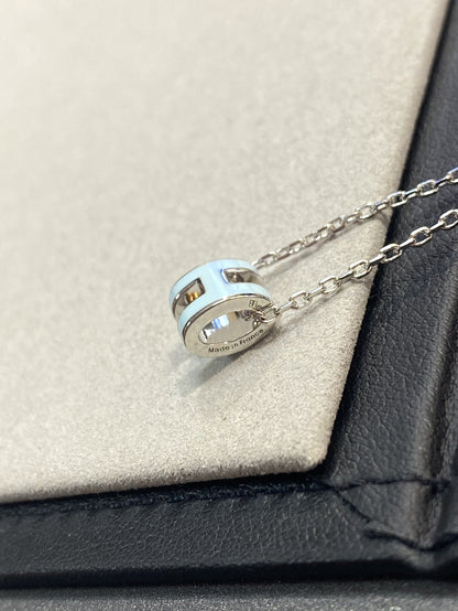 Mysitc POP H LIGHT BLUE NECKLACE