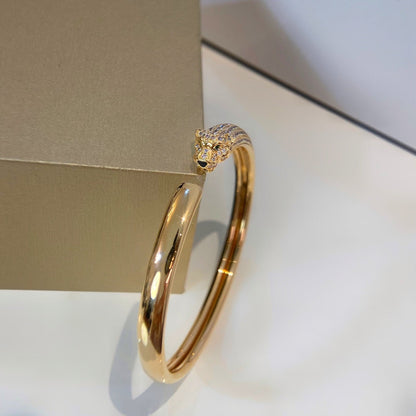 Mysitc PANTHERE GOLD DIAMOND OPEN BRACELET