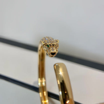 Mysitc PANTHERE GOLD DIAMOND OPEN BRACELET