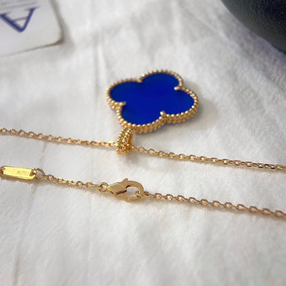 MYSTIC CLOVER 25MM ネックレス ターコイズ ローズゴールド
