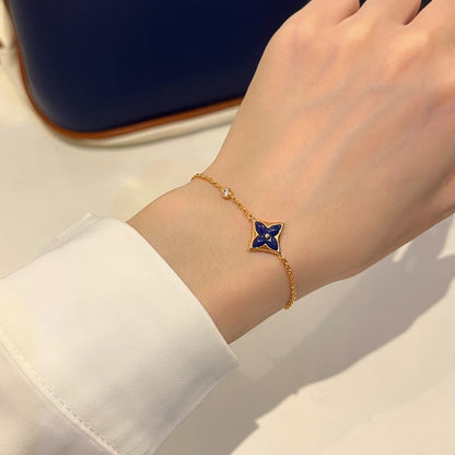 Mysitc COLOR STAR PINK GOLD DIAMOND BRACELET