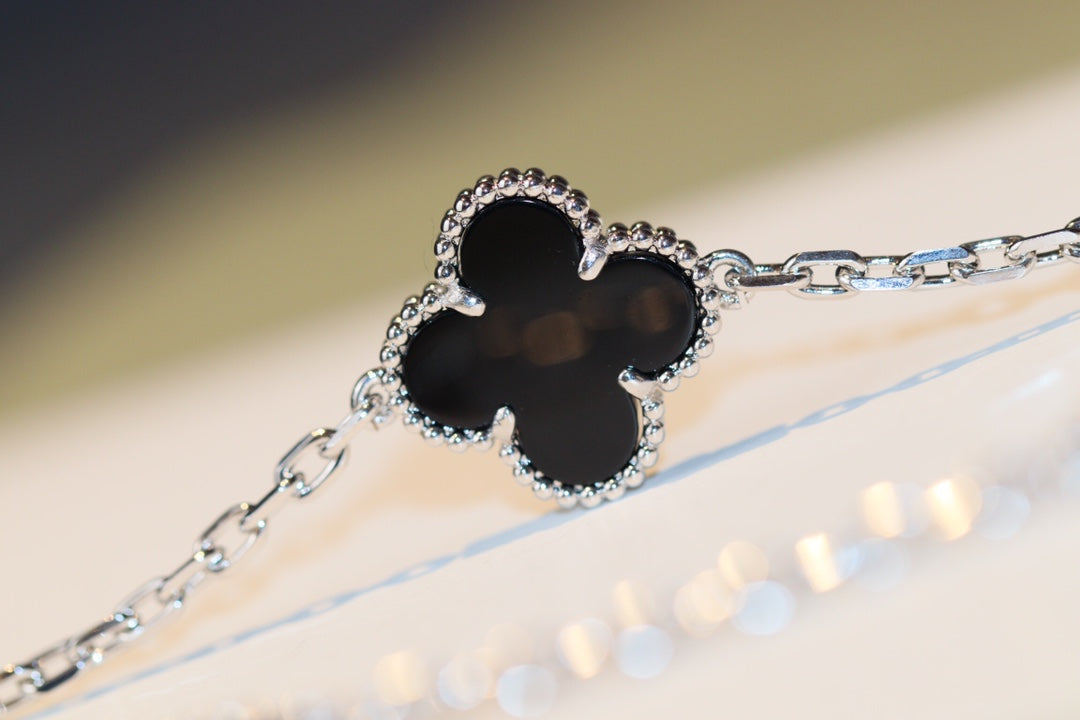 Mysitc CLOVER 20 MOTIFS ONYX DIAMOND SILVER