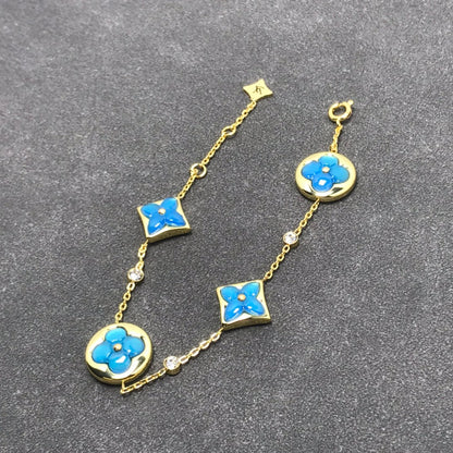 Mysitc STAR AND SUN TURQUOISE 4 MOTIFS 3 DIAMONDS