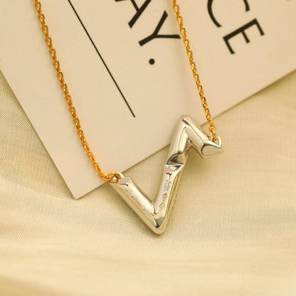 Mysitc VOLT SILVER DIAMOND PEDANT NECKLACE