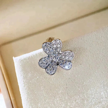 Mystic CLOVER COMOS DIAMOND EARRINGS SILVER
