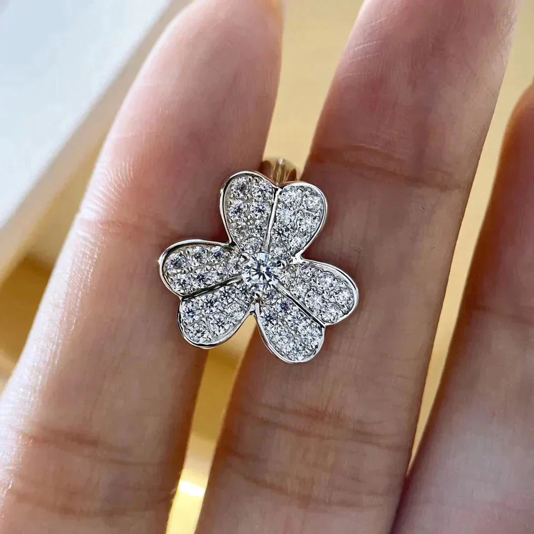 Mystic CLOVER COMOS DIAMOND EARRINGS SILVER
